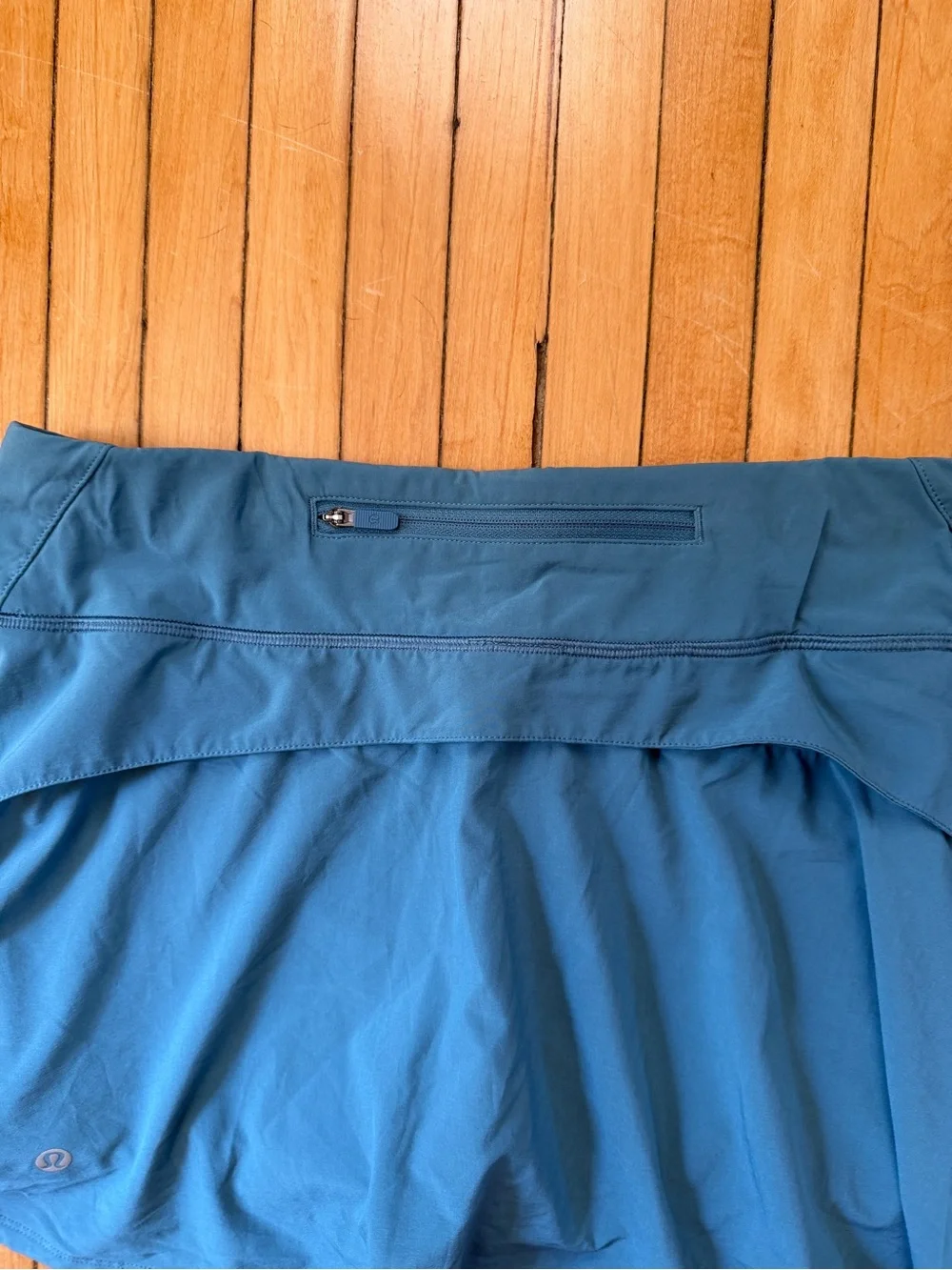 Lululemon Run Pace Setter Skirt Skort Teal Golf Tennis Women Sz. 8 - Picture 6 of 8